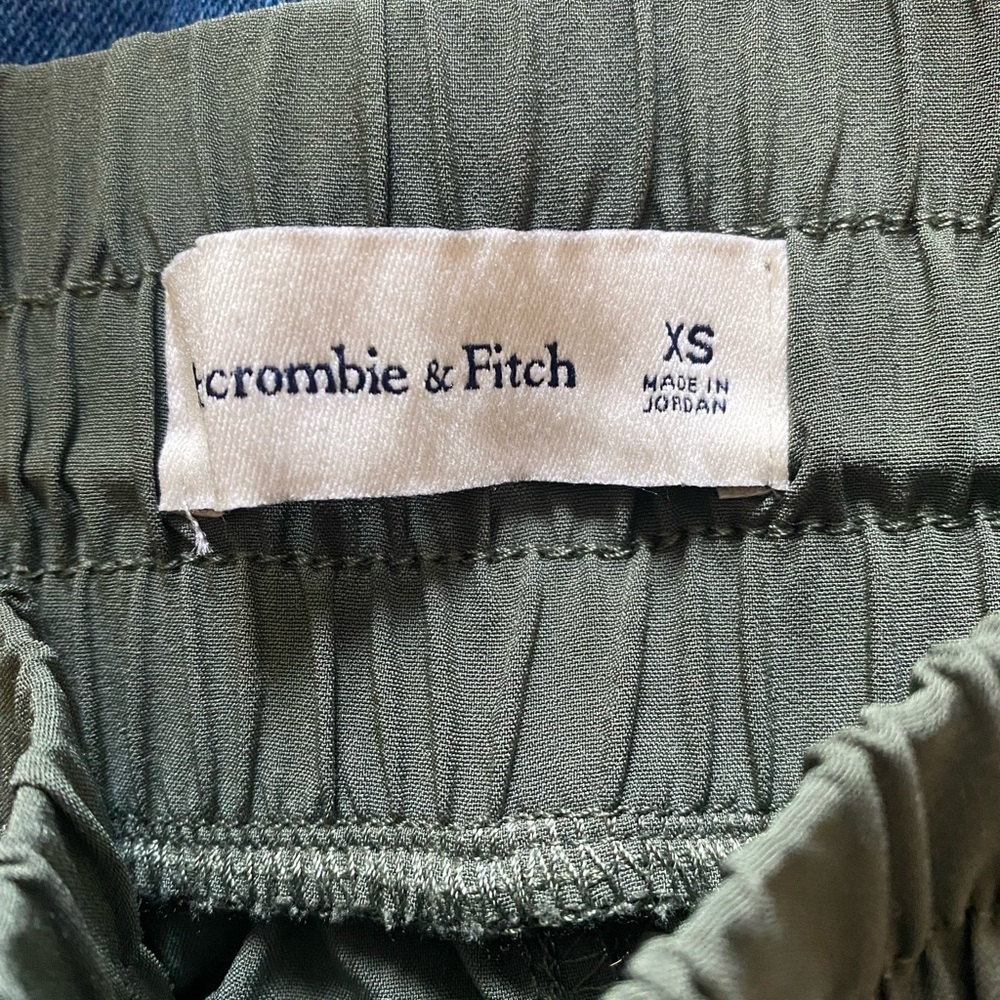 Abercrombie & Fitch Shorts Front Tie Green Size XS - Picture 6 of 7